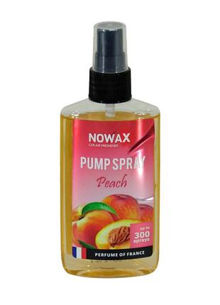 Ароматизатор воздуха спрей pump spray 75ml. аромат в ассортименте nowax peach