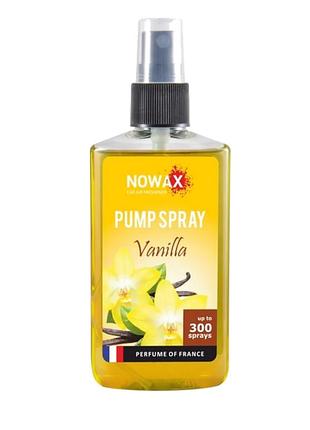 Ароматизатор воздуха спрей pump spray 75ml. аромат в ассортименте nowax vanilla