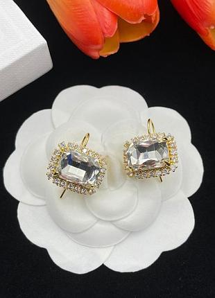 Серьги “crystal royale” celin люкс качество