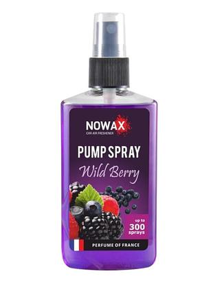 Ароматизатор воздуха спрей pump spray 75ml. аромат в ассортименте nowax wildberry