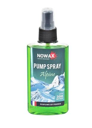 Ароматизатор воздуха спрей pump spray 75ml. аромат в ассортименте nowax alpine