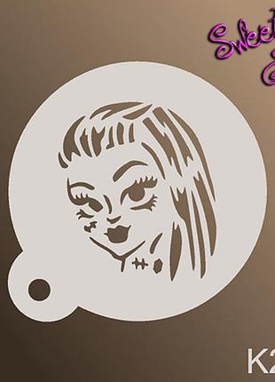 Трафарет для аквагрима многоразовые принцесса, stencils by sweety