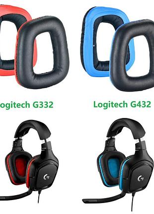 Амбушюры для наушников logitech g332 se logitech g432 g331