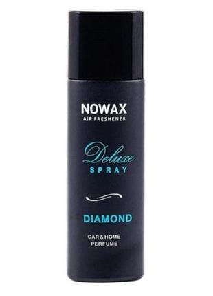 Ароматизатор воздуха спрей deluxe spray 50ml стенд car & home parfume (mix 16 шт - 7 ароматов) nowax diamond