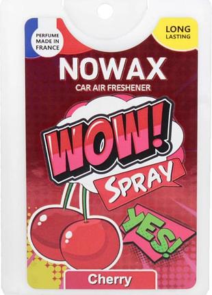 Ароматизатор воздуха спрей wow spray 18 ml. аромат в ассортименте nowax вишня