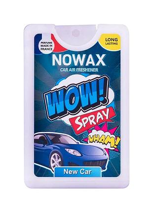 Ароматизатор воздуха спрей wow spray 18 ml. аромат в ассортименте nowax новая машина