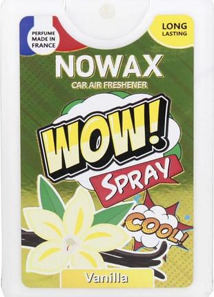 Ароматизатор воздуха спрей wow spray 18 ml. аромат в ассортименте nowax ваниль