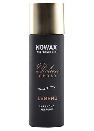 Ароматизатор воздуха спрей deluxe spray 50ml стенд car & home parfume (mix 16 шт - 7 ароматов) nowax legend