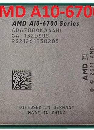 Топовий проц amd sfm2+ athlon a10-6700 — 4 ядра по 3.7 ghz ( 4.3 ghz) кожне ad6700oka44hl fm2 з гарантією