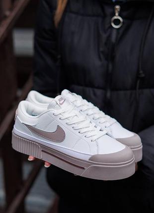 Nike court legacy white smokey movue кросівки