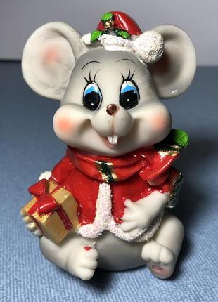 Новорічна статуя фігурка статуетка мишка