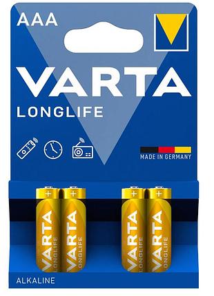 Батарейка varta longlife lr3, aaa (ціна за 4 шт)