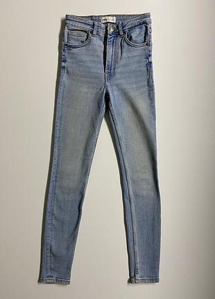 Zara голубі джинси скіні skinny