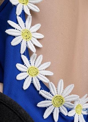 Легкое  платье,романтический сарафан в ромашки с открытой спиной. 6