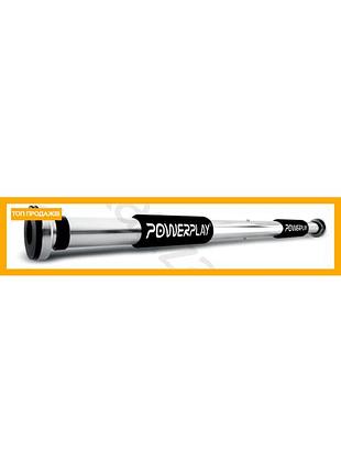 Турник раздвижной powerplay 4128 pull up bar 60-90 см черный для домашних тренировок.