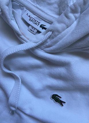 Худі  lacoste біле 4