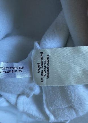 Худі  lacoste біле 7