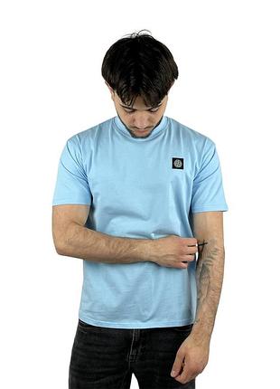 Футболка stone island patch program blue