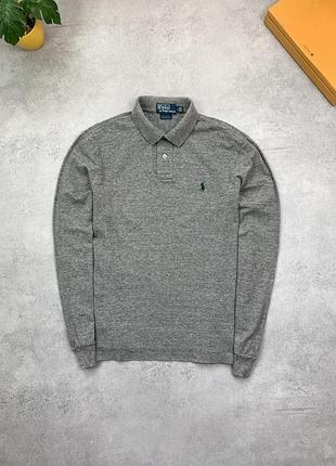 Оригінальний високоякісний вінтажний лонгслів polo ralph lauren