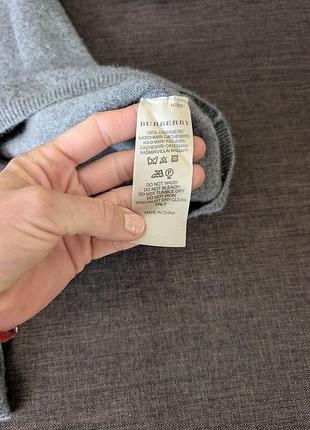 Кашемірова футболка з манжетами burberry 4