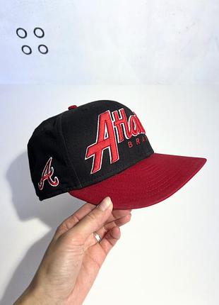 Кепка бейсболка бавовняна  new era  atlanta унісекс
