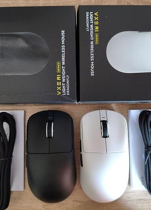 Vgn vxe r1 + plus se dragonfly ігрова мишка оригінал чорна біла