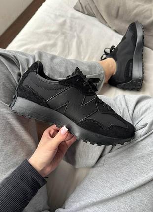 Кроссовки new balance 327 full black