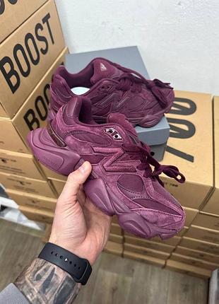 Кросівки new balance 9060 burgundy