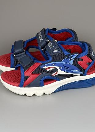 Босоножки geox ciberdron 30, 31, 32, 35, 37 р с мигалками