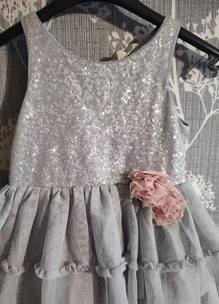 Платье нарядное h&amp;m 128 2