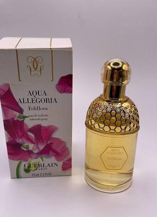Foliflora aqua allegoria 75 ml снятость редкость