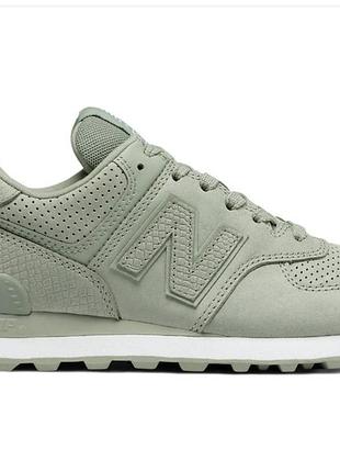 Кожаные кроссовки new balance 574 serp luxe