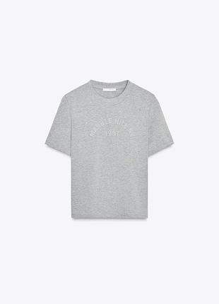 Футболка с шиммером размер s, m, l zara