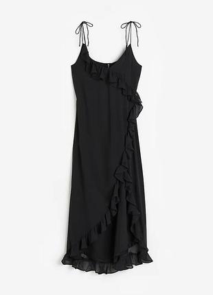 Міді сукня з рюшами h&m