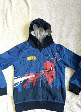 Новое фирменное худи marvel spider-man (человек-паук), 4-5 лет, 110 см