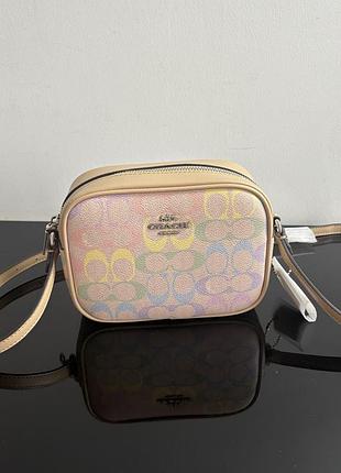Сумка в стиле coach carey (маленькая, rainbow)