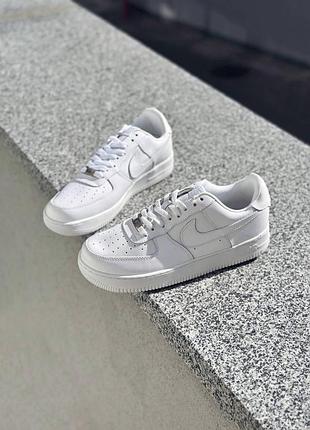 Белые nike air force 5