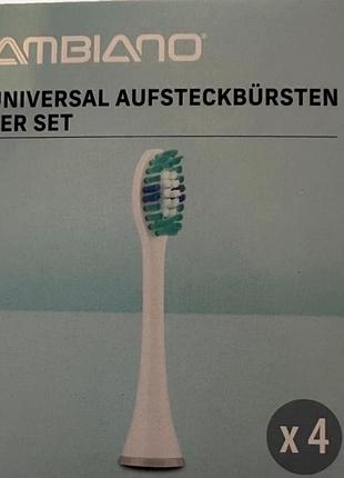 Новые сменные универсальные насадки ambiano для зубной щетки philips sonicare