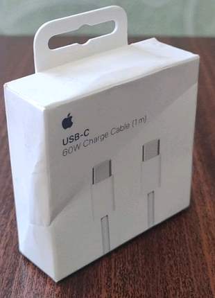 Зарядный кабель apple usb-c (60 вт, 1 м) - модель в плетеной оплетке (woven design).