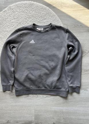 Темно сірий світшот адідас.adidas