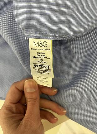 Чоловіча сорочка m&s 4