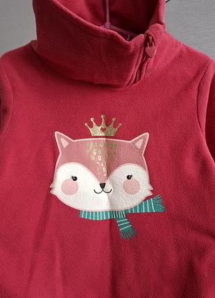 Флисовая кофта на девочку 4