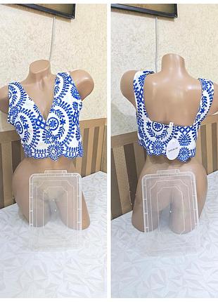 Топ с вышивкой. shein.