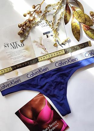 Бавовняні трусики стрінги calvin klein m 38