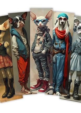 Закладка для книг woof band, гав банда, набор из 10-150, большой 32-350