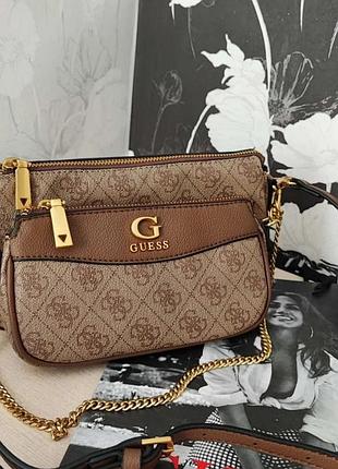Сумка кроссбоди гесс guess arie quilted crossbody гесс оригинал