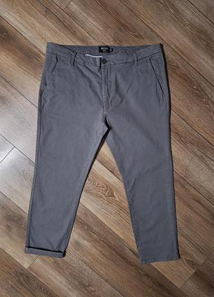 Брюки штани чиносы skinny укороченные  мужские w40