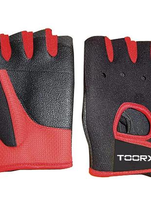 Рукавиці для фітнесу toorx neoprene m nero/rosso (ahf-087)