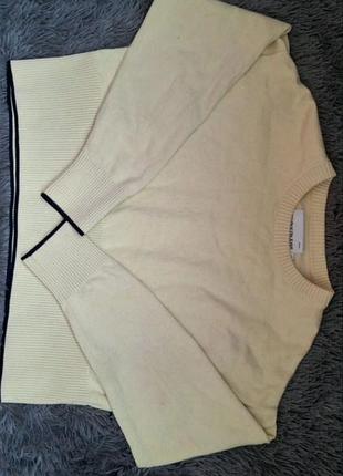Лимонный джемпер calvin klein jeans | размер m
