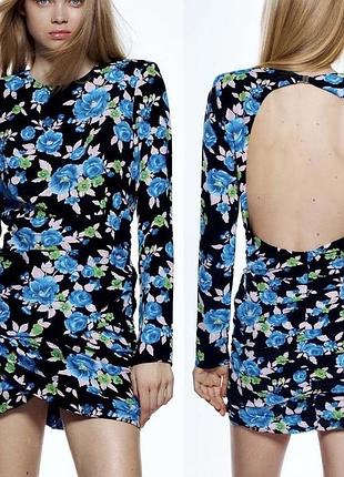 Сукня zara l квітковий принт